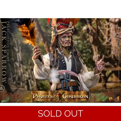 Hot Toys - Pirates of the Caribbean: Dead Man's Chest - 1/6th scale Pelegostos Chief Jack Sparrow
